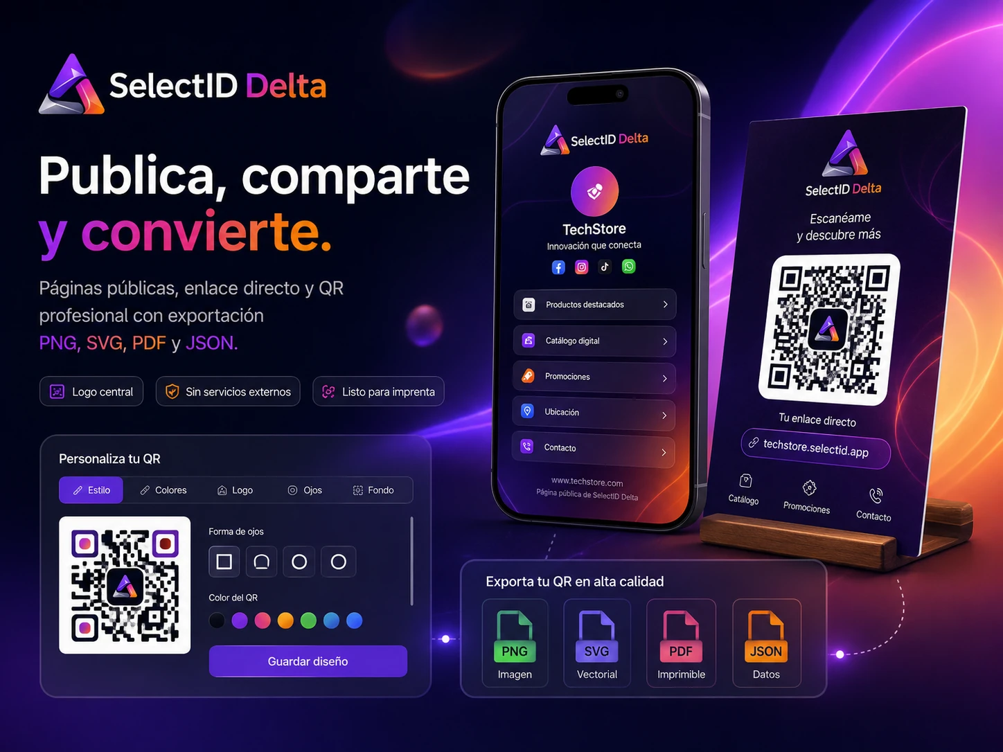Generador de código QR profesional para cartas digitales y catálogos de negocios en Canarias